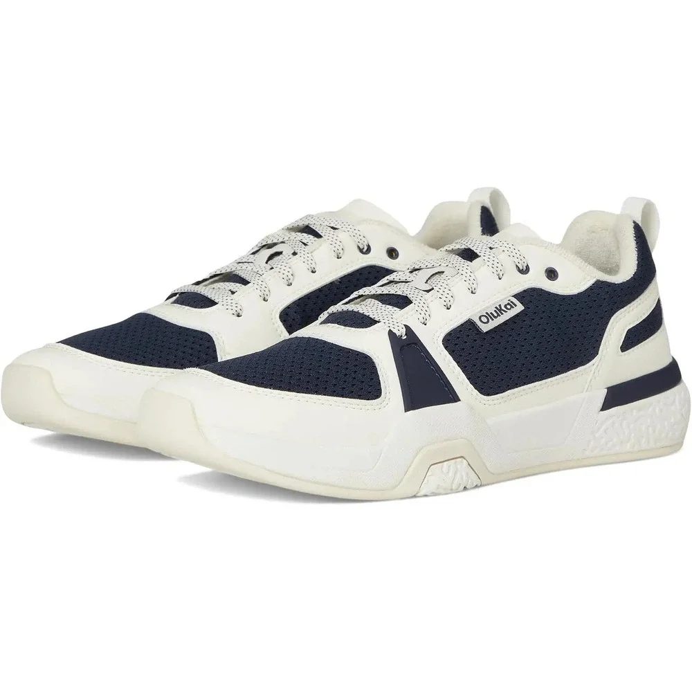 OluKai Anau Pickleball Sneakers Men's 11 Mood Indigo Bright White Sneakers NEW